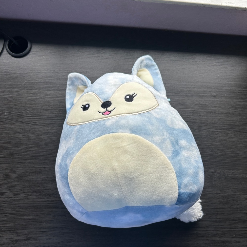 Squishmallows Faldette Soft Blue and White Plush 12in